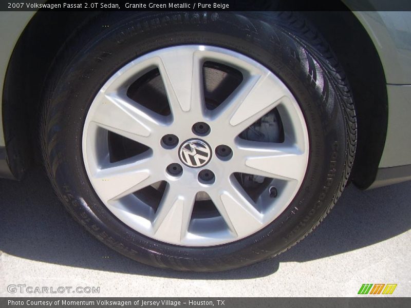 Granite Green Metallic / Pure Beige 2007 Volkswagen Passat 2.0T Sedan