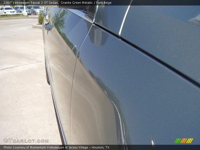 Granite Green Metallic / Pure Beige 2007 Volkswagen Passat 2.0T Sedan