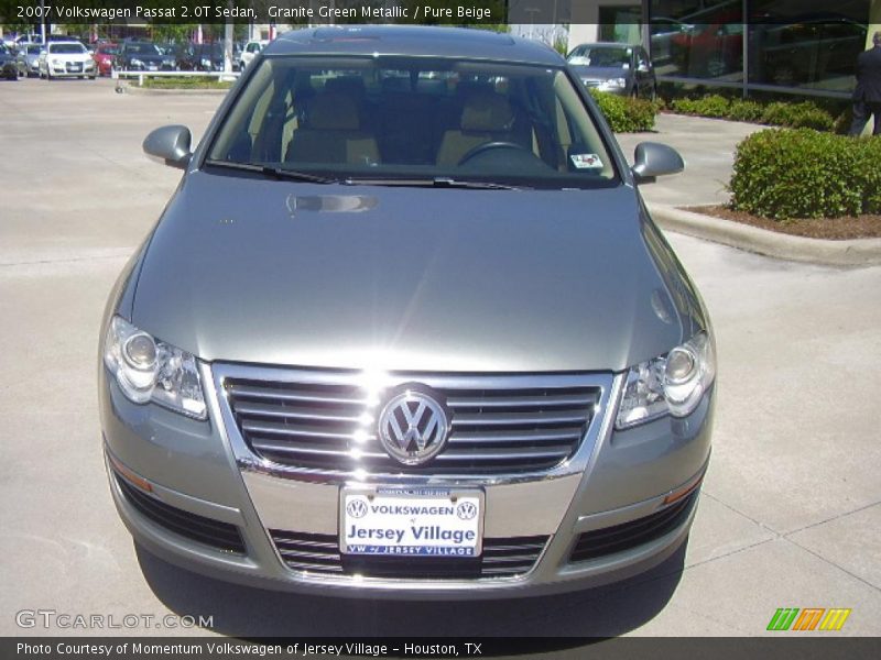 Granite Green Metallic / Pure Beige 2007 Volkswagen Passat 2.0T Sedan