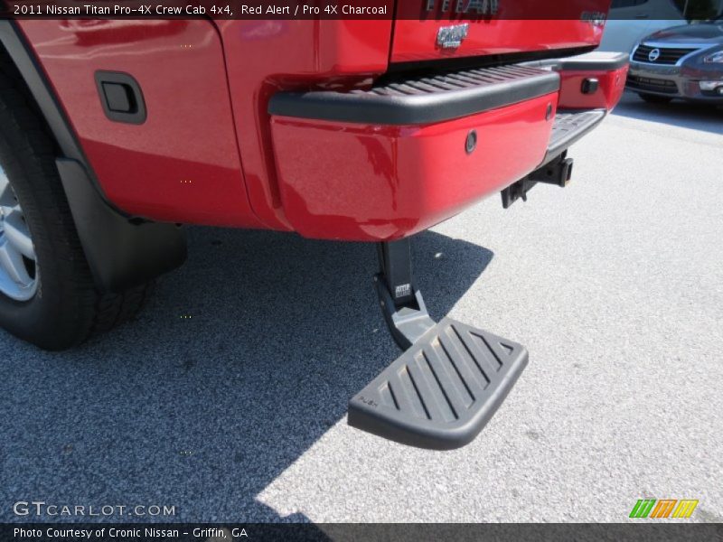 Red Alert / Pro 4X Charcoal 2011 Nissan Titan Pro-4X Crew Cab 4x4