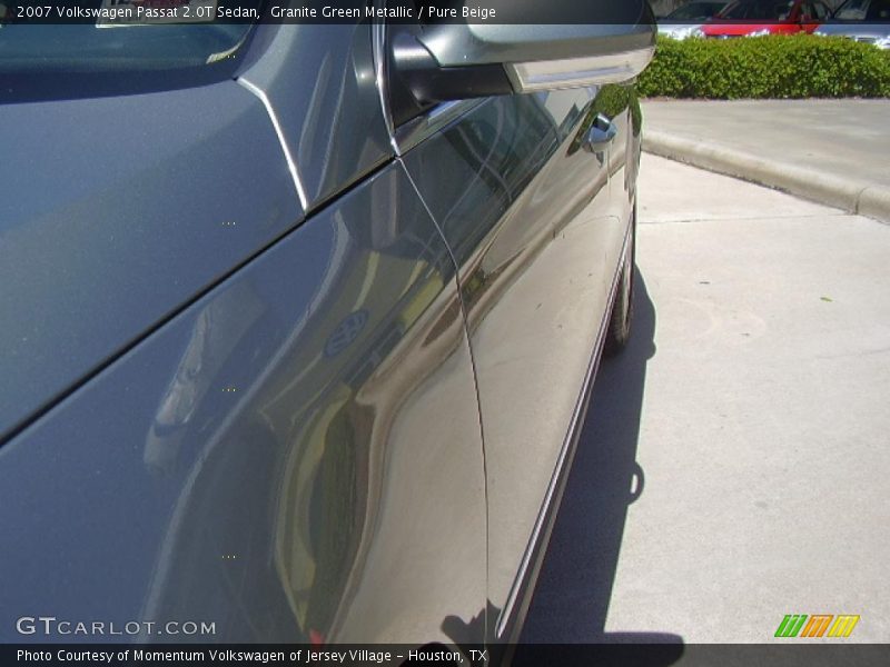 Granite Green Metallic / Pure Beige 2007 Volkswagen Passat 2.0T Sedan