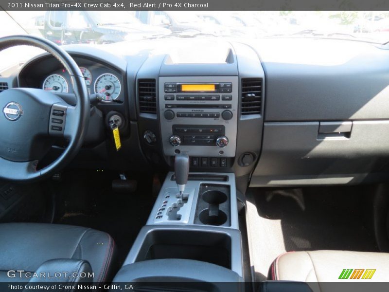 Red Alert / Pro 4X Charcoal 2011 Nissan Titan Pro-4X Crew Cab 4x4