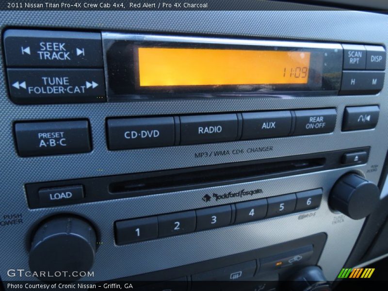 Red Alert / Pro 4X Charcoal 2011 Nissan Titan Pro-4X Crew Cab 4x4