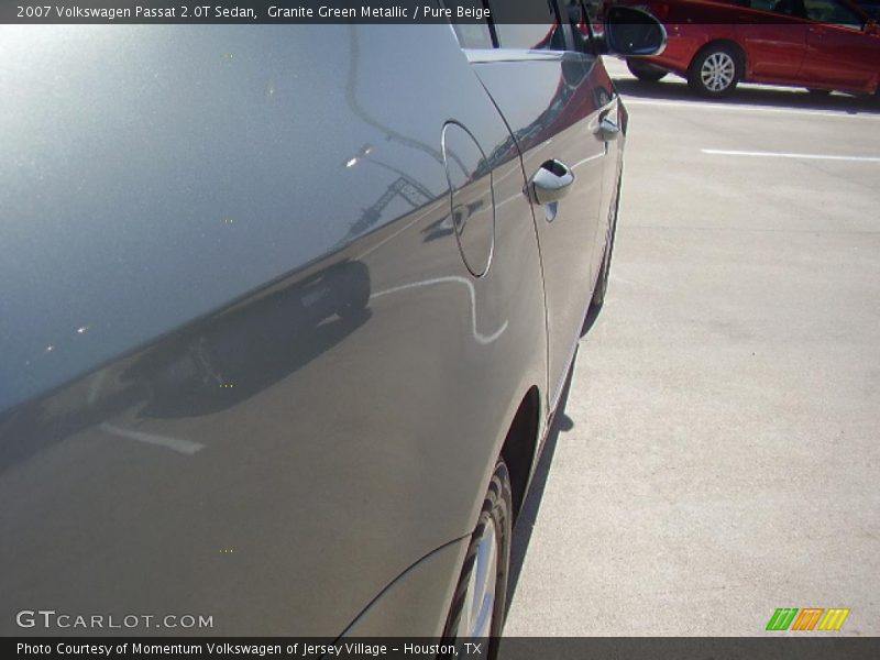 Granite Green Metallic / Pure Beige 2007 Volkswagen Passat 2.0T Sedan