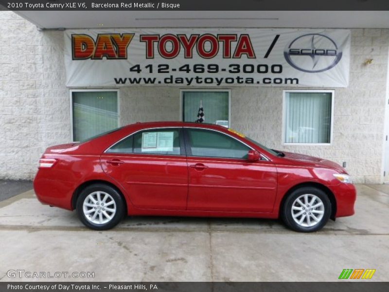 Barcelona Red Metallic / Bisque 2010 Toyota Camry XLE V6