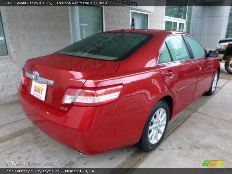 Barcelona Red Metallic / Bisque 2010 Toyota Camry XLE V6