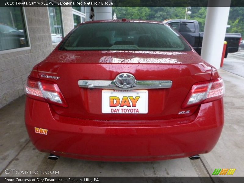 Barcelona Red Metallic / Bisque 2010 Toyota Camry XLE V6