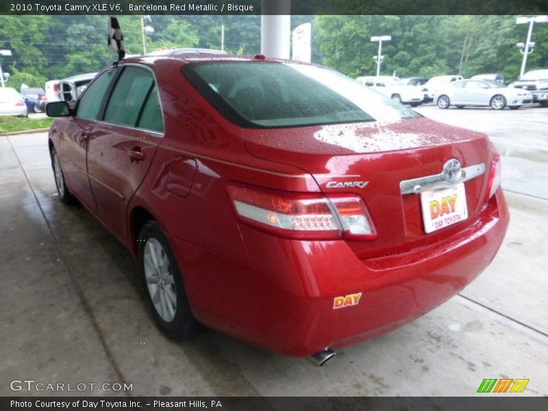 Barcelona Red Metallic / Bisque 2010 Toyota Camry XLE V6