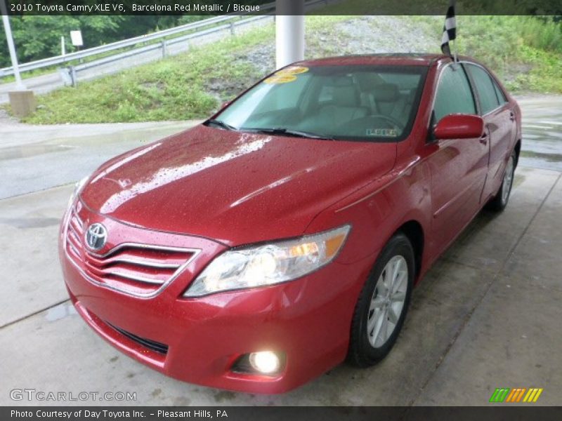 Barcelona Red Metallic / Bisque 2010 Toyota Camry XLE V6