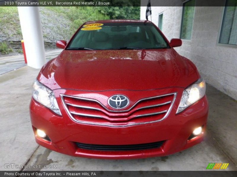 Barcelona Red Metallic / Bisque 2010 Toyota Camry XLE V6