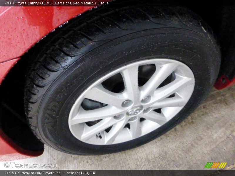 Barcelona Red Metallic / Bisque 2010 Toyota Camry XLE V6