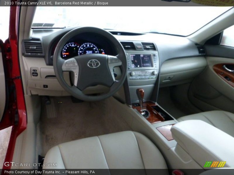 Barcelona Red Metallic / Bisque 2010 Toyota Camry XLE V6