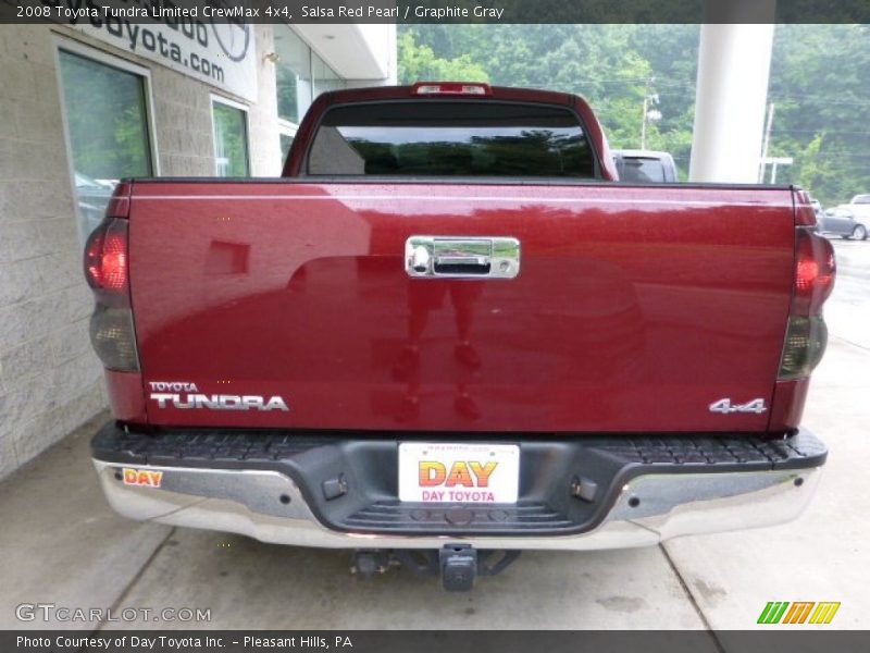 Salsa Red Pearl / Graphite Gray 2008 Toyota Tundra Limited CrewMax 4x4