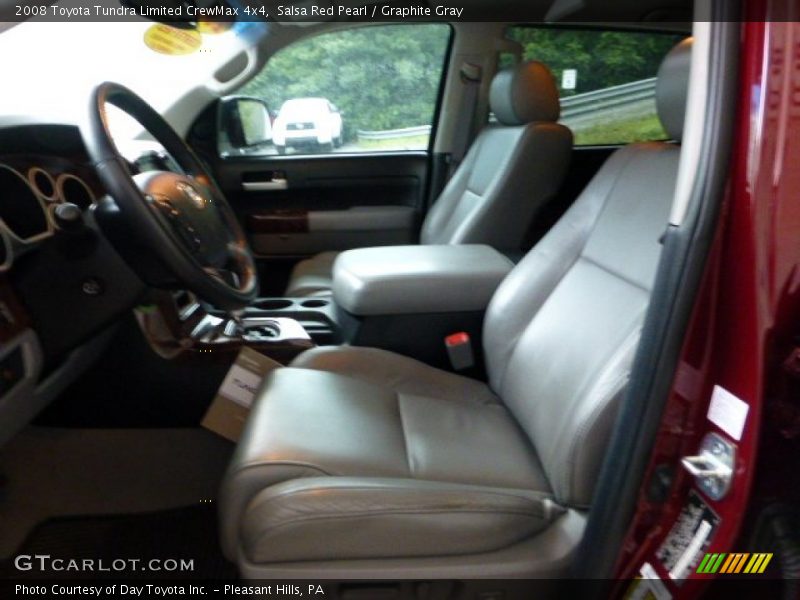 Salsa Red Pearl / Graphite Gray 2008 Toyota Tundra Limited CrewMax 4x4
