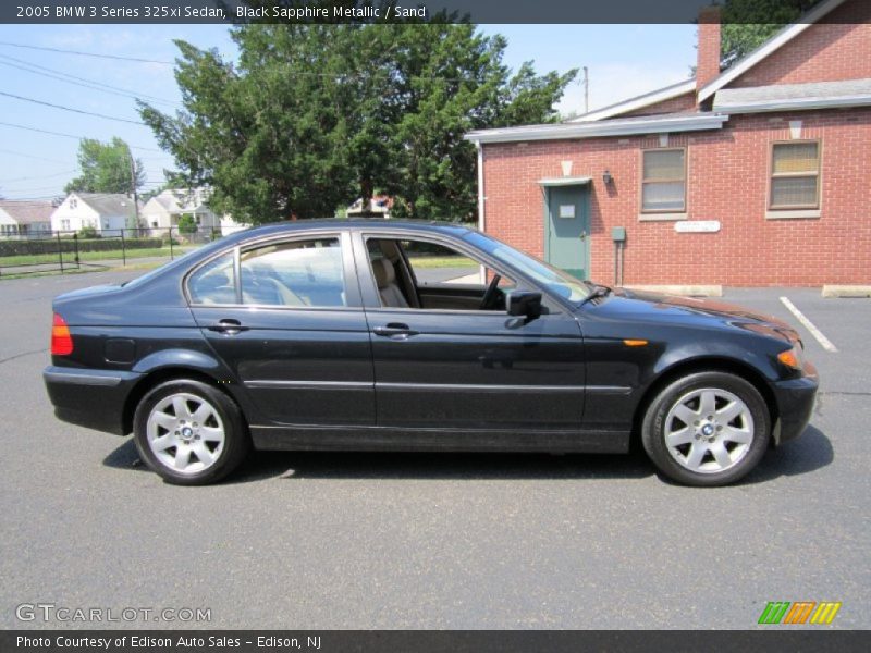 Black Sapphire Metallic / Sand 2005 BMW 3 Series 325xi Sedan