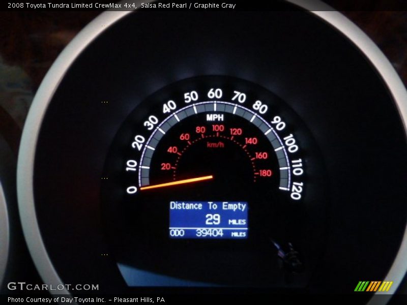 Salsa Red Pearl / Graphite Gray 2008 Toyota Tundra Limited CrewMax 4x4