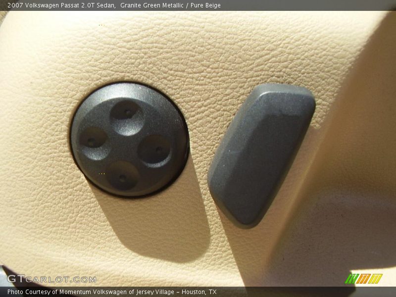 Granite Green Metallic / Pure Beige 2007 Volkswagen Passat 2.0T Sedan