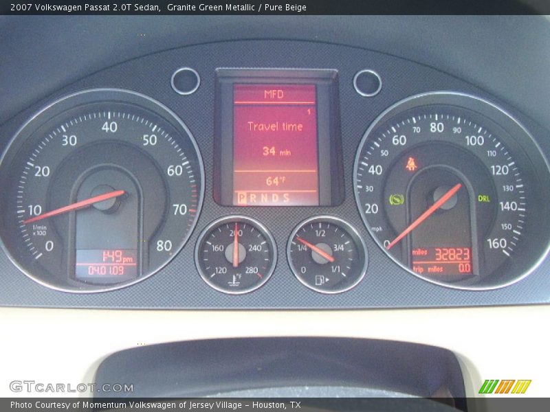 Granite Green Metallic / Pure Beige 2007 Volkswagen Passat 2.0T Sedan