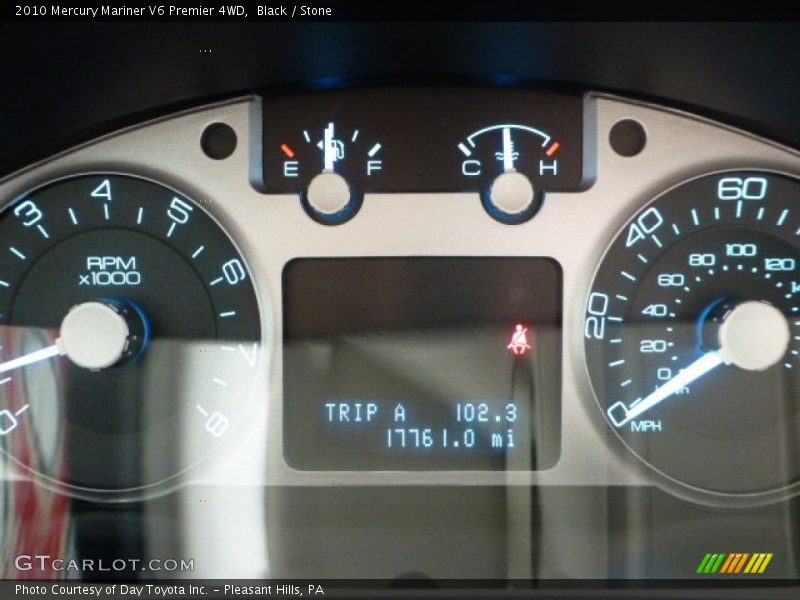 Black / Stone 2010 Mercury Mariner V6 Premier 4WD