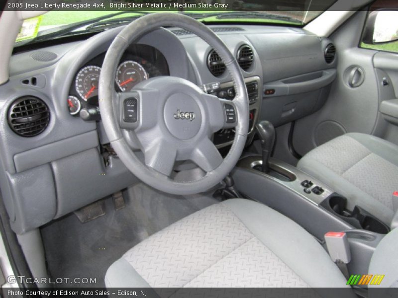 Bright Silver Metallic / Medium Slate Gray 2005 Jeep Liberty Renegade 4x4