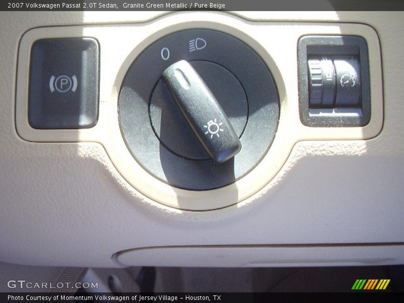 Granite Green Metallic / Pure Beige 2007 Volkswagen Passat 2.0T Sedan