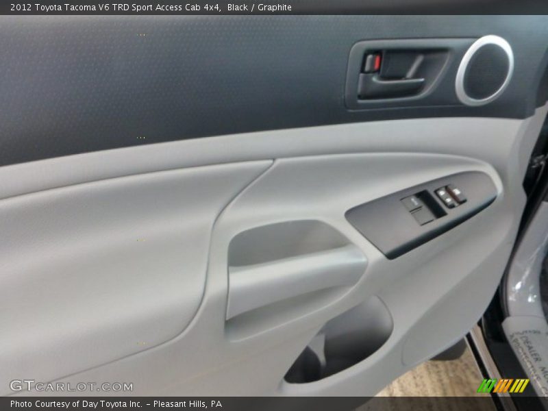 Black / Graphite 2012 Toyota Tacoma V6 TRD Sport Access Cab 4x4