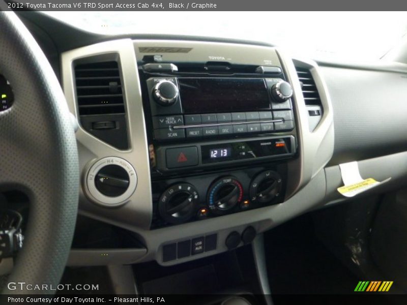 Black / Graphite 2012 Toyota Tacoma V6 TRD Sport Access Cab 4x4