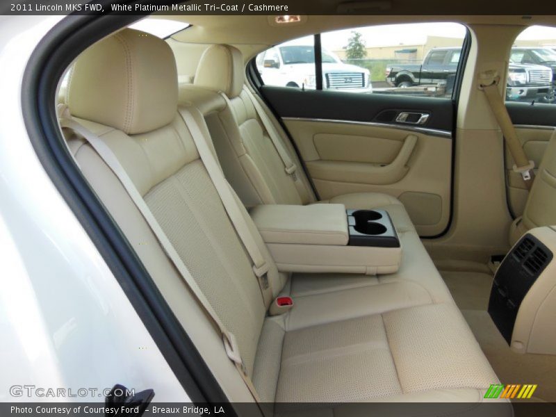 White Platinum Metallic Tri-Coat / Cashmere 2011 Lincoln MKS FWD