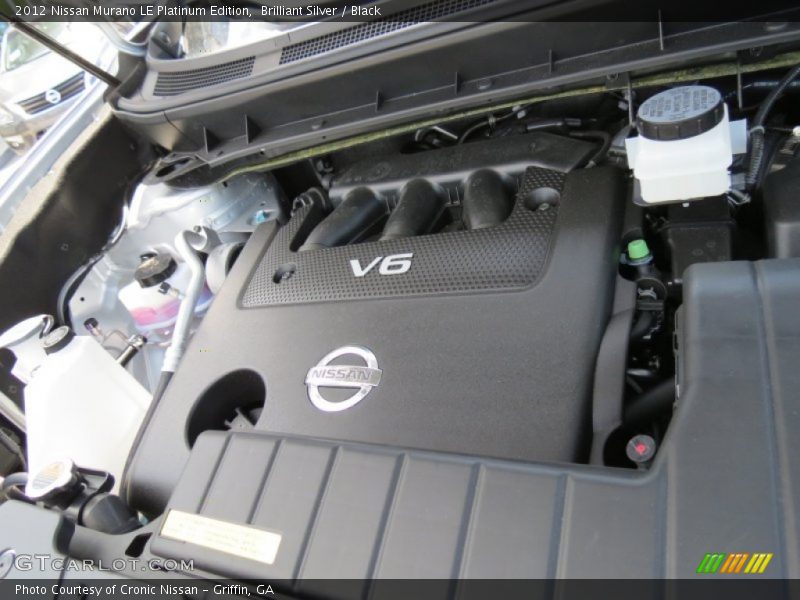 Brilliant Silver / Black 2012 Nissan Murano LE Platinum Edition