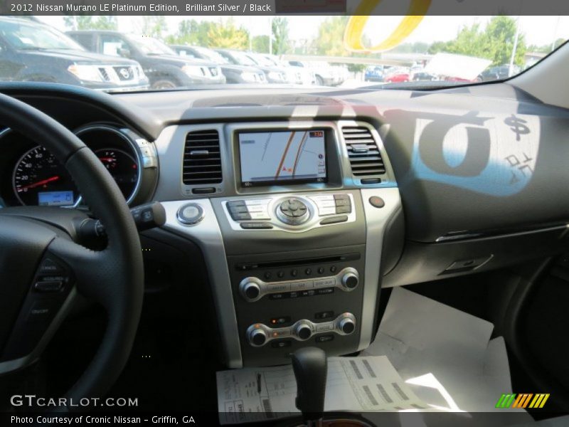 Brilliant Silver / Black 2012 Nissan Murano LE Platinum Edition