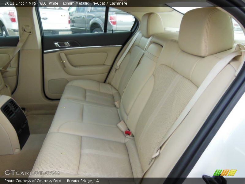 White Platinum Metallic Tri-Coat / Cashmere 2011 Lincoln MKS FWD