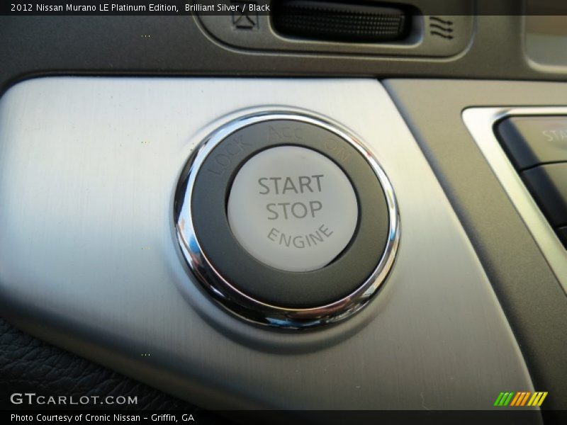 Brilliant Silver / Black 2012 Nissan Murano LE Platinum Edition