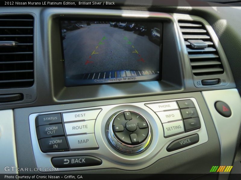 Brilliant Silver / Black 2012 Nissan Murano LE Platinum Edition