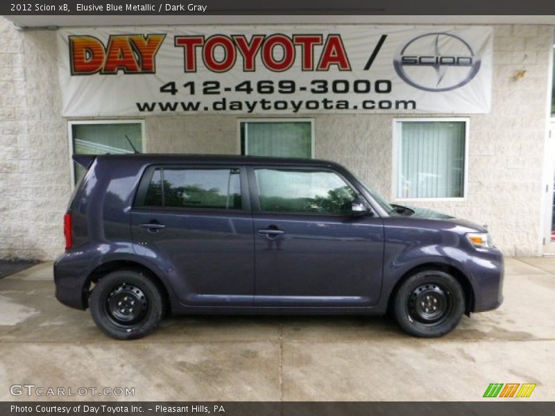 Elusive Blue Metallic / Dark Gray 2012 Scion xB