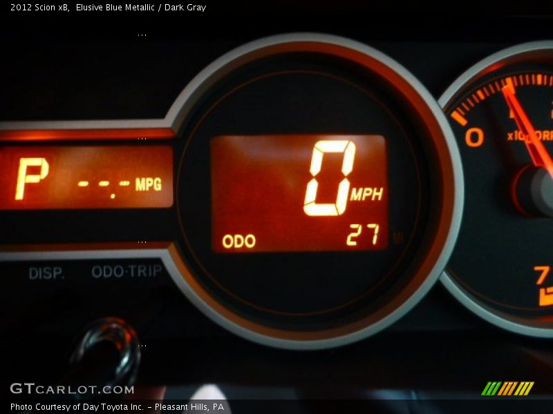 Elusive Blue Metallic / Dark Gray 2012 Scion xB