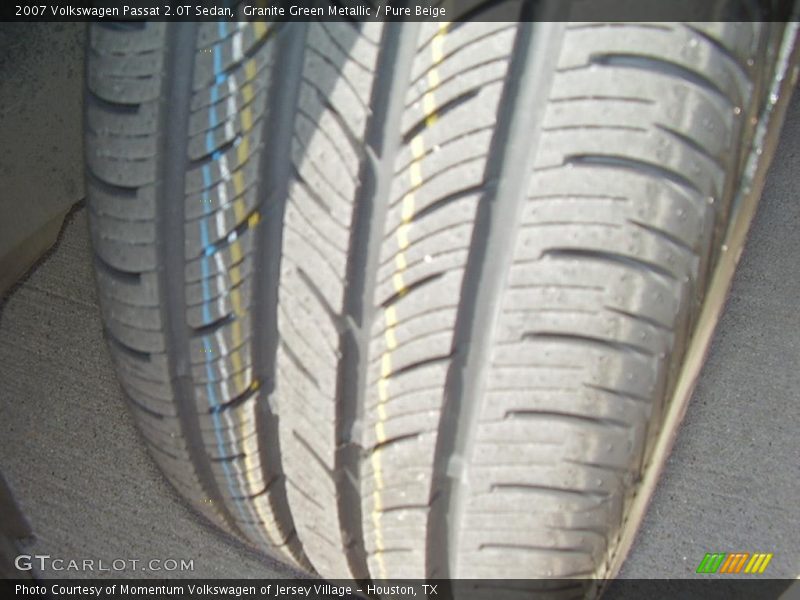 Granite Green Metallic / Pure Beige 2007 Volkswagen Passat 2.0T Sedan