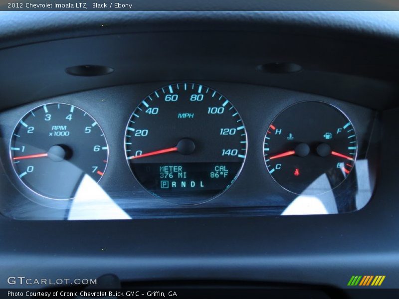 Black / Ebony 2012 Chevrolet Impala LTZ