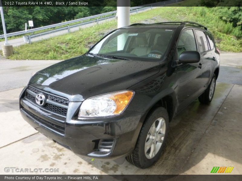 Black / Sand Beige 2012 Toyota RAV4 I4 4WD