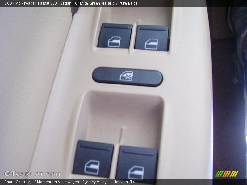 Granite Green Metallic / Pure Beige 2007 Volkswagen Passat 2.0T Sedan