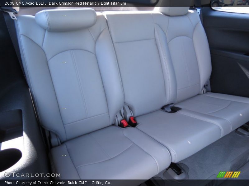 Dark Crimson Red Metallic / Light Titanium 2008 GMC Acadia SLT