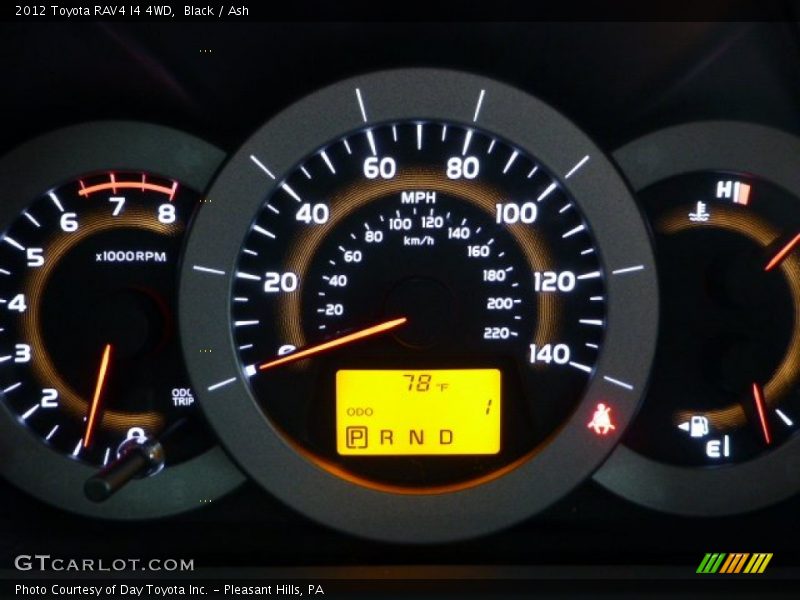 Black / Ash 2012 Toyota RAV4 I4 4WD