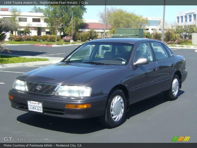 Nightshadow Pearl Metallic / Gray 1996 Toyota Avalon XL