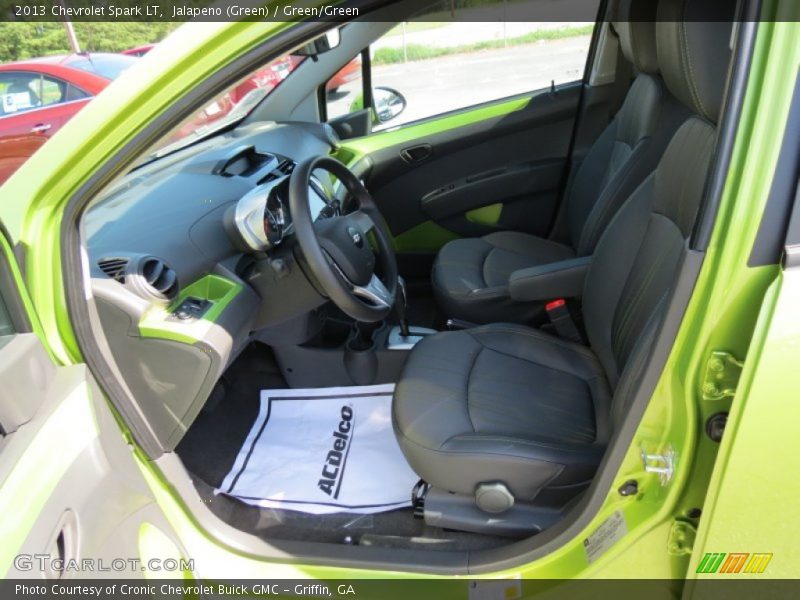  2013 Spark LT Green/Green Interior