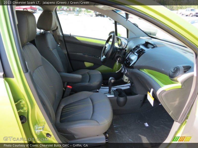  2013 Spark LT Green/Green Interior