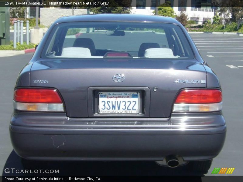 Nightshadow Pearl Metallic / Gray 1996 Toyota Avalon XL