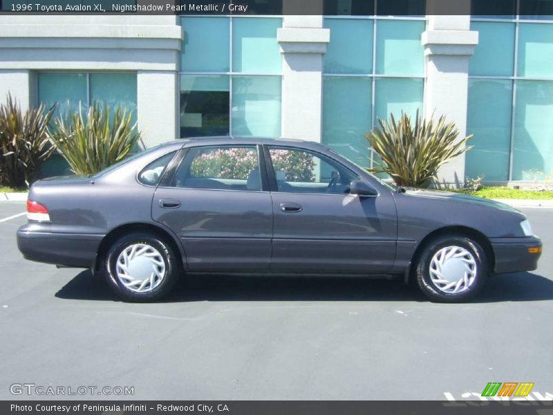 Nightshadow Pearl Metallic / Gray 1996 Toyota Avalon XL