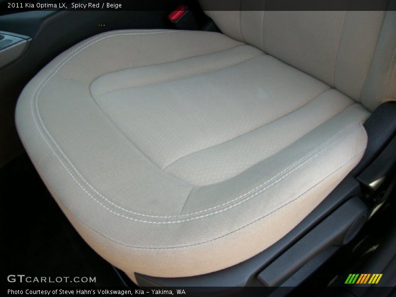 Spicy Red / Beige 2011 Kia Optima LX