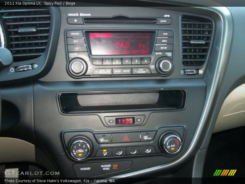 Spicy Red / Beige 2011 Kia Optima LX