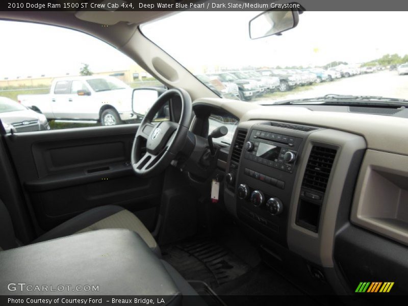 Deep Water Blue Pearl / Dark Slate/Medium Graystone 2010 Dodge Ram 1500 ST Crew Cab 4x4