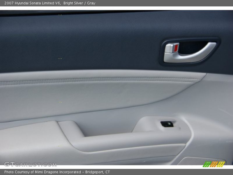 Bright Silver / Gray 2007 Hyundai Sonata Limited V6